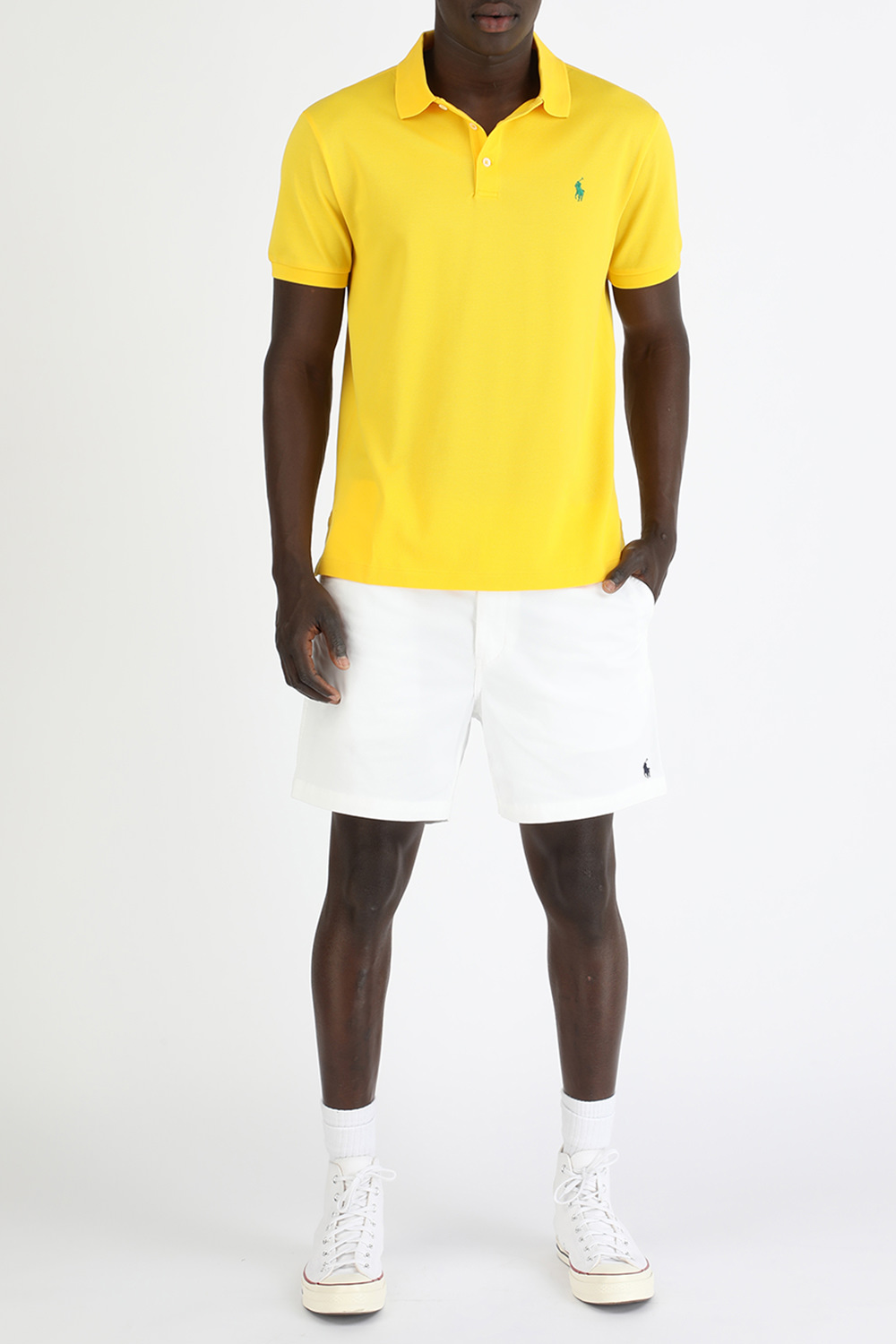 Classic Slim Polo Shirt in Yellow